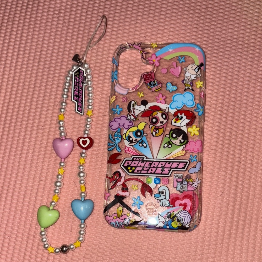 Velvet Caviar Gray Phone Case with Charm 16 plus
